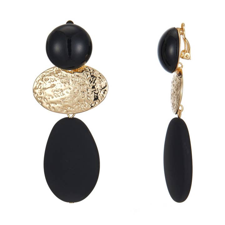 Emilia clip earring for wholesale by BELLE MISS