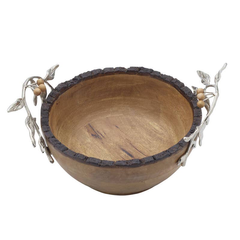 BROWN Fitz and Floyd Woodgrove Serving Bowl Photo Box for wholesale on Faire1