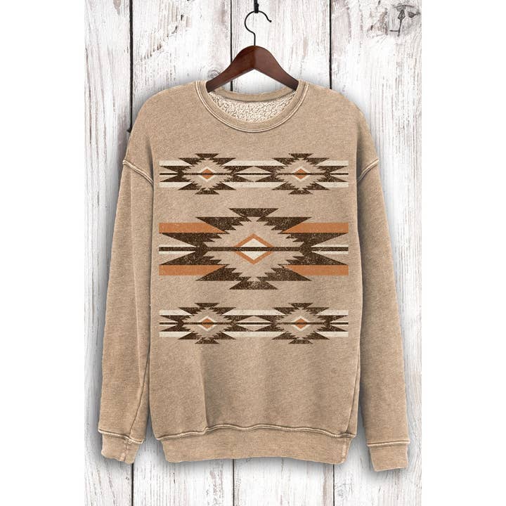 AZTEC TRIBAL MINERAL GRAPHIC SWEATSHIRTS for wholesale by HRTandLUV