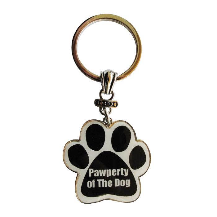 Pawperty of the Dog Keychain for wholesale by E&S Pets