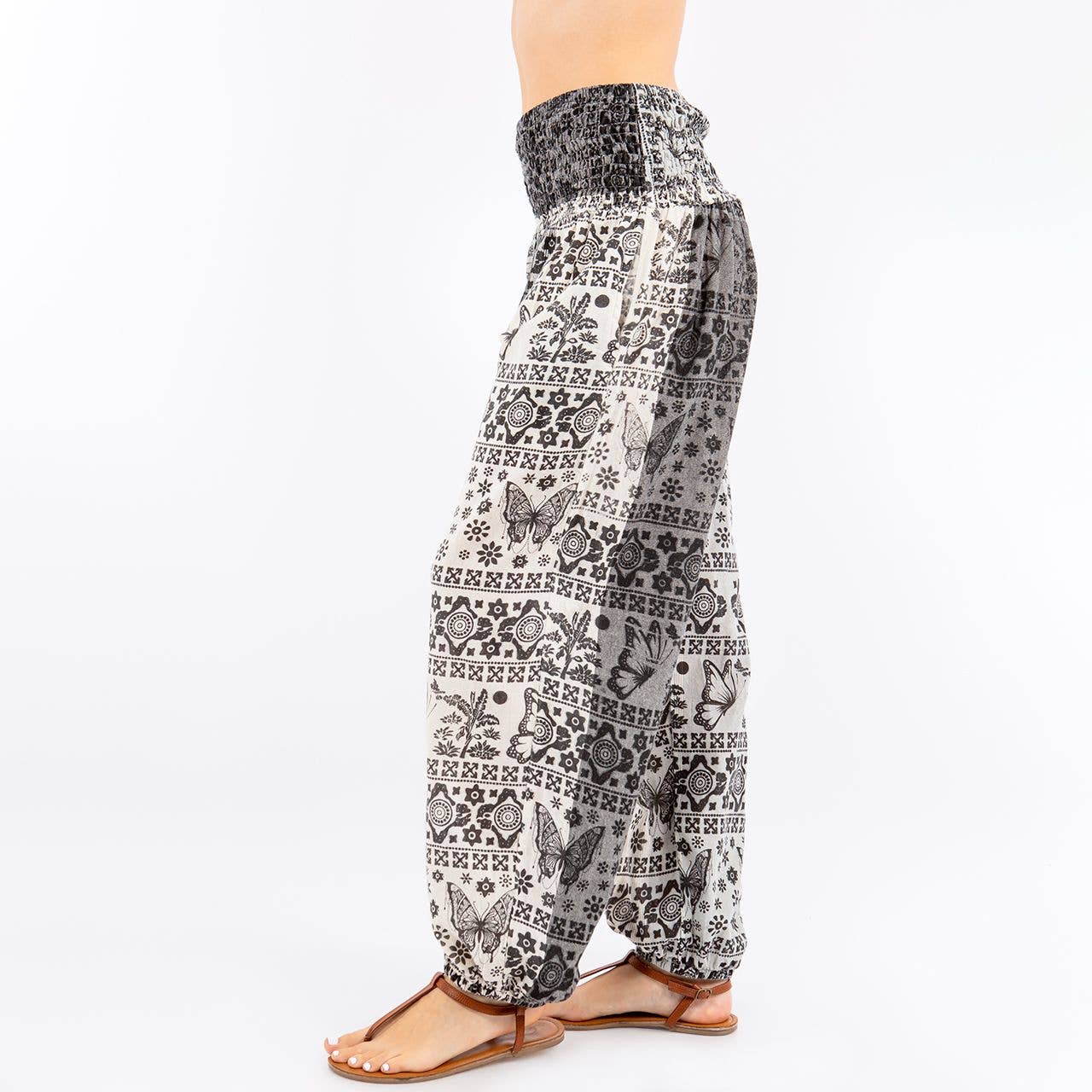 Avatar Imports LLC – Großhandel Hose – Damen – Handgewebte Haremshose aus bedruckter Baumwolle im Jaipuri-Stil3