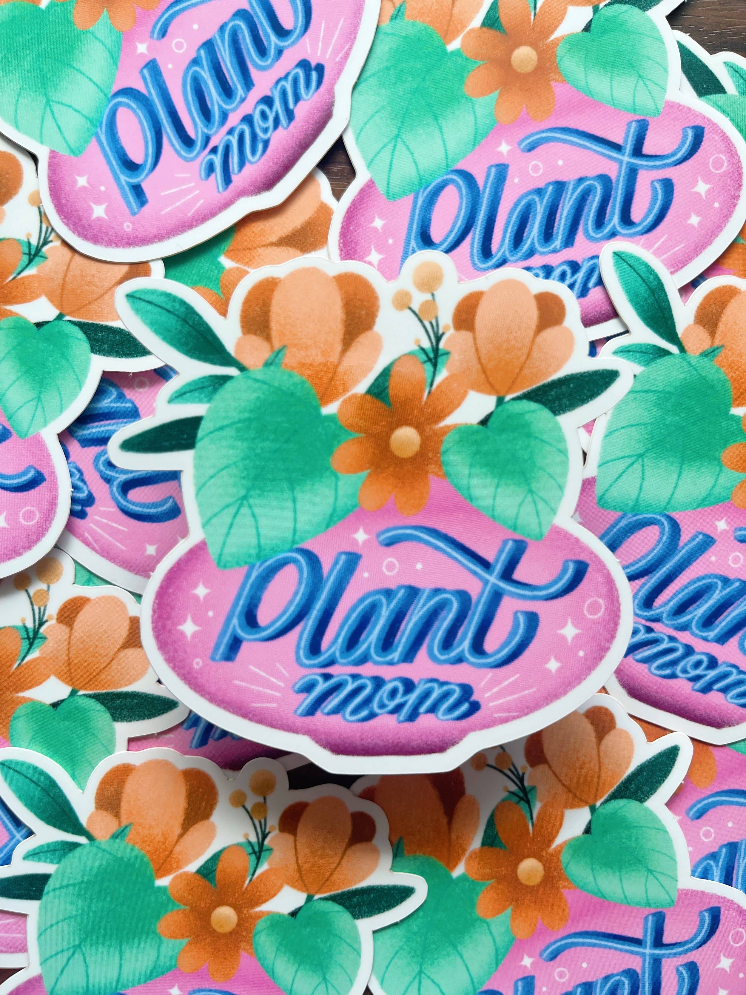 Riri Tamura Design - Wholesale Sticker - Plant Mom Sticker1