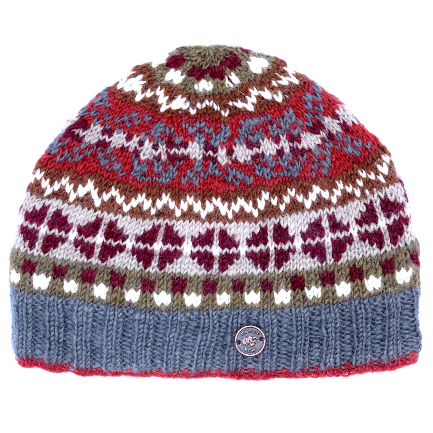 Black Yak Ltd – Gorro - Unissexo por atacado – Gorro Fair Isle de Lã Pura - Feito à Mão - Comércio Justo6