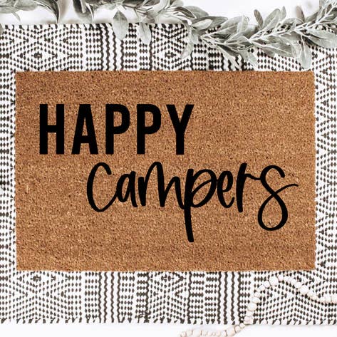 Happy Campers for wholesale by The Doormat Company