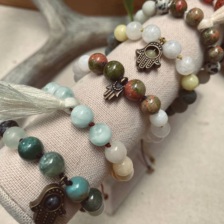 Arid Collective - Wholesale Beaded Bracelet - Adjustable Mala Bracelets | Reiki Infused | Handmade3