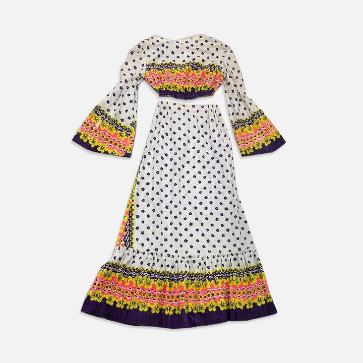 Conjunto vintage de dalia de 2 piezas para venta al por mayor de The Era NYC