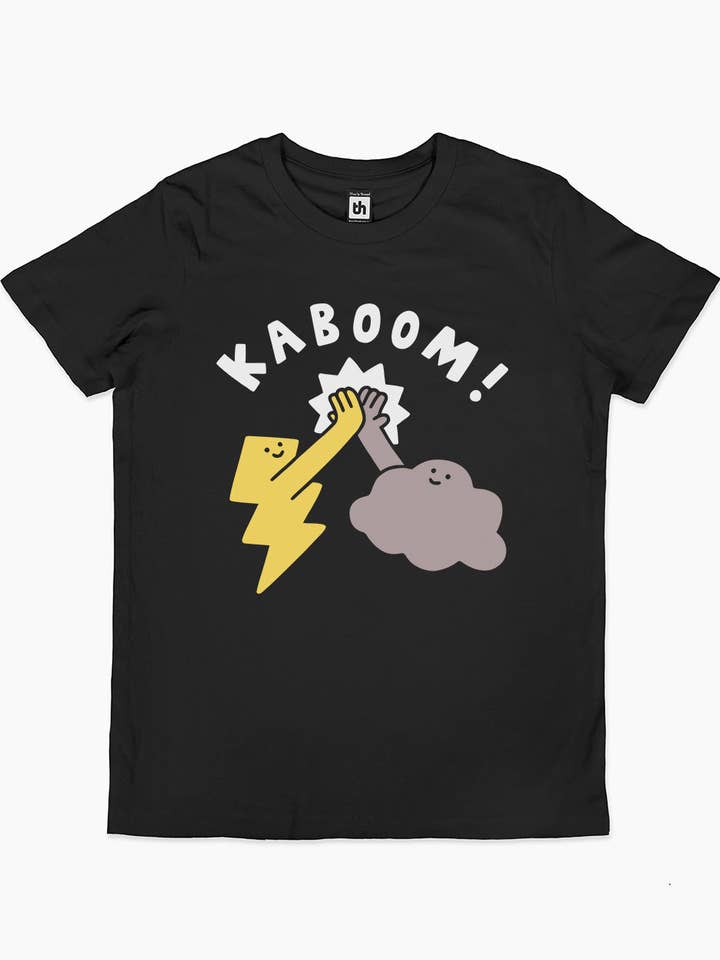 Threadheads - Wholesale Screen-printed t-shirt – Kids - Thunderclap Kids T-Shirt2