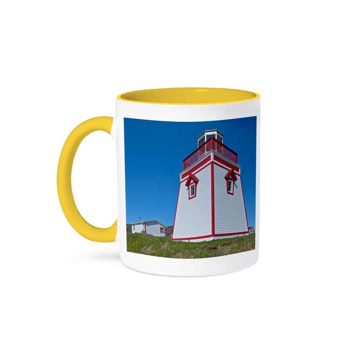 3dRose - Wholesale Coffee Mug - 3dRose, Canada, Newfoundland, St. Anthony. Lighthouse at Fishing Point, Mug