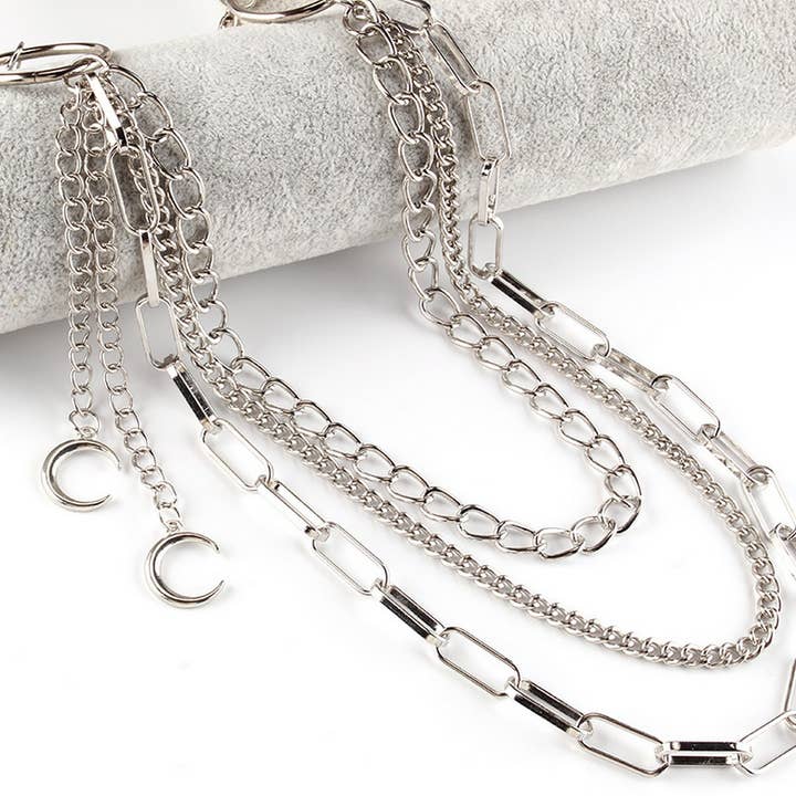 TYPE HIP HOP ROCK STYLE MOON PENDANT PANTS CHAIN_CWMM0649 for wholesale on Faire2