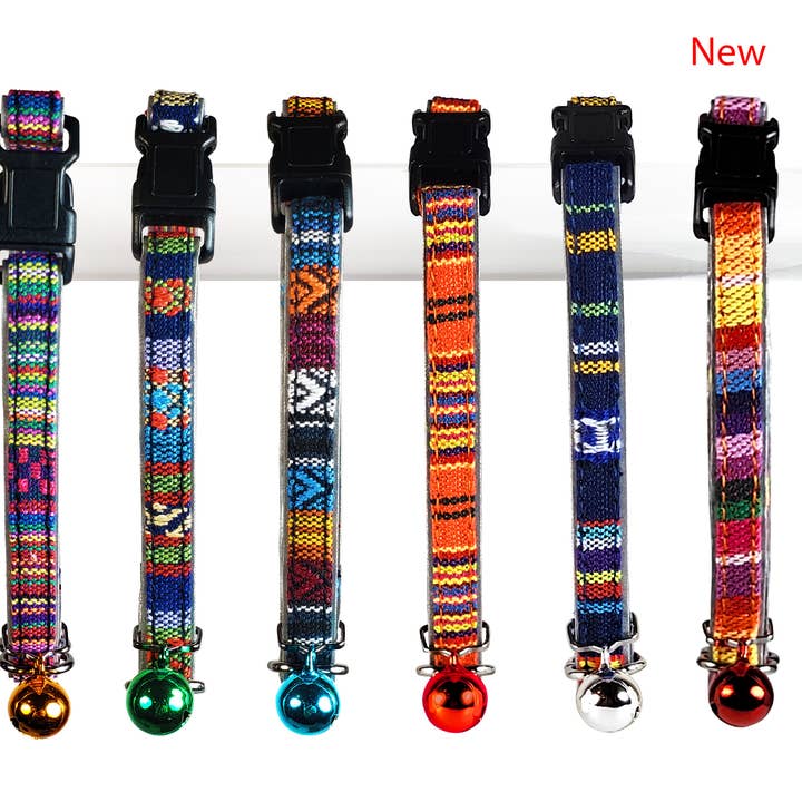 Tapestri Reflective Cat Collars for wholesale by Goli Design