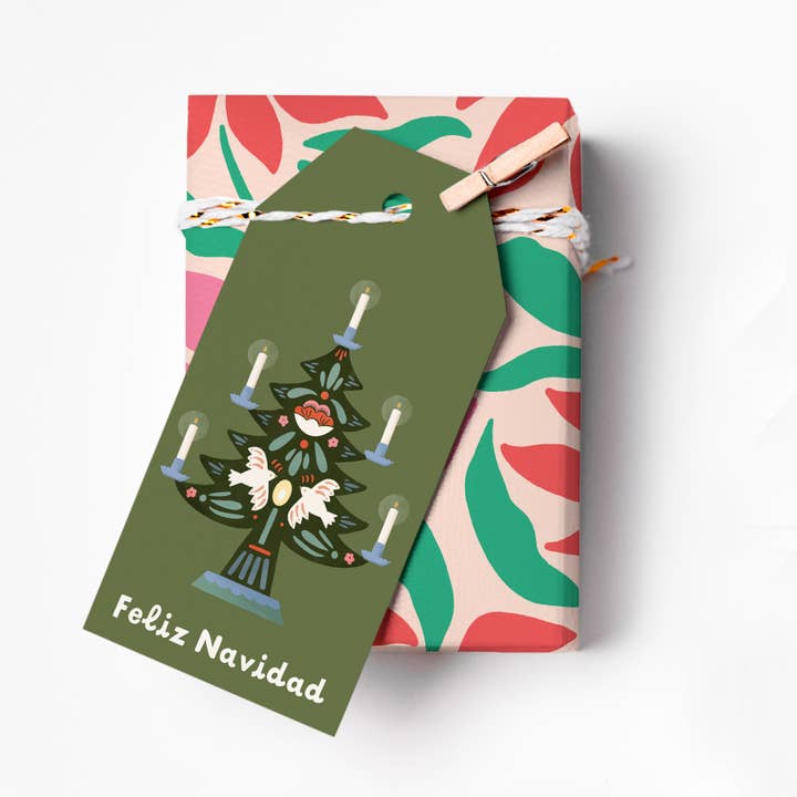 Tree of Life Spaanse cadeaukaartjes, set van 10 voor wholesale door Ana Peake
