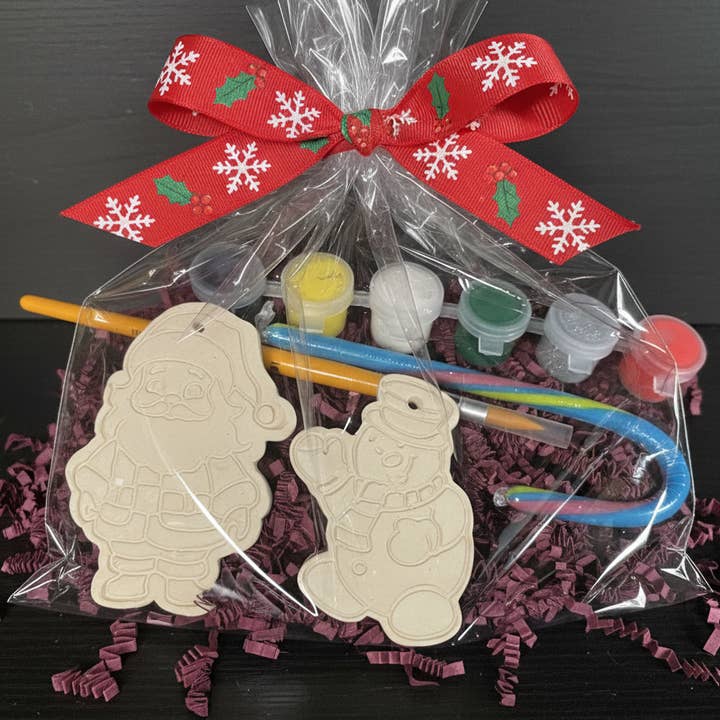 Winter Ready To Paint Ceramic Paint Kit for Kids & Adults for wholesale by Painted Color Ceramics