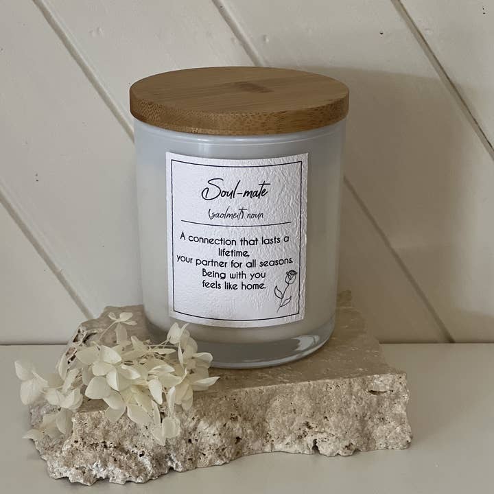 Hjertelig Kollektion 'SOUL-MATE' Hvid - Stor for engroshandel hos La Roseraie Candle Co