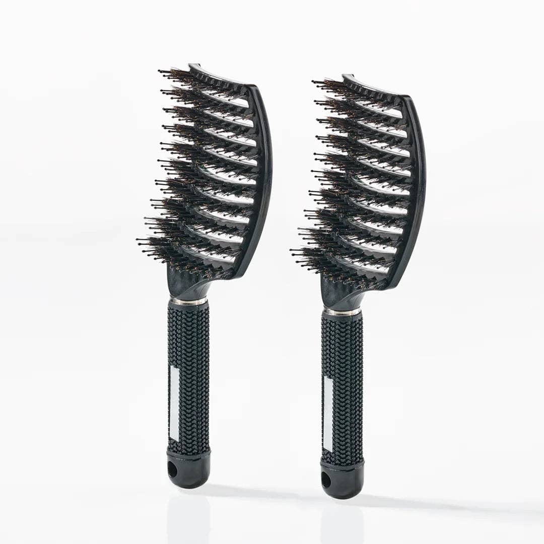 Yuaia Haircare – Engroshandel Hårbørste/kam – Hårbørste med ornebørster - Curved Paddle Brush8