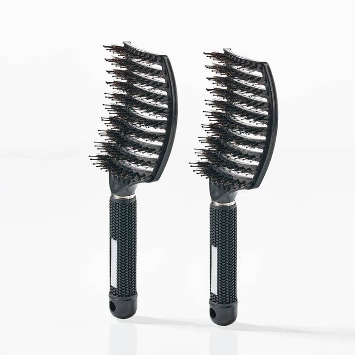 Yuaia Haircare – Engroshandel Hårbørste/kam – Hårbørste med ornebørster - Curved Paddle Brush8