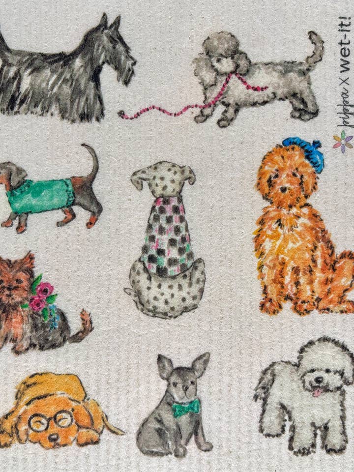 Dog Fancy Swedish Cloth for wholesale by Wet-it!