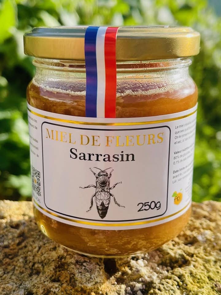 Miel de trigo sarraceno 250 g para venta al por mayor de Apihappy