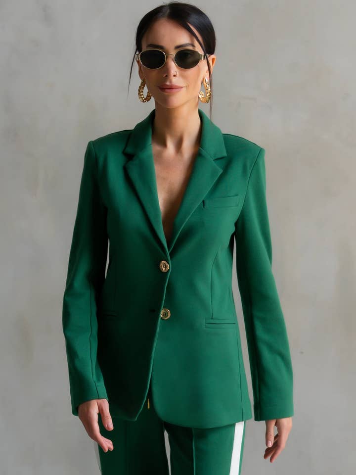 Morrison Interlock Blazer Ivy for wholesale by Care Tucker