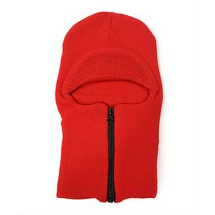 Selini New York - Wholesale Balaclava - Unisex - One Hole Balaclava Ski Mask with Visor and Zipper Front1