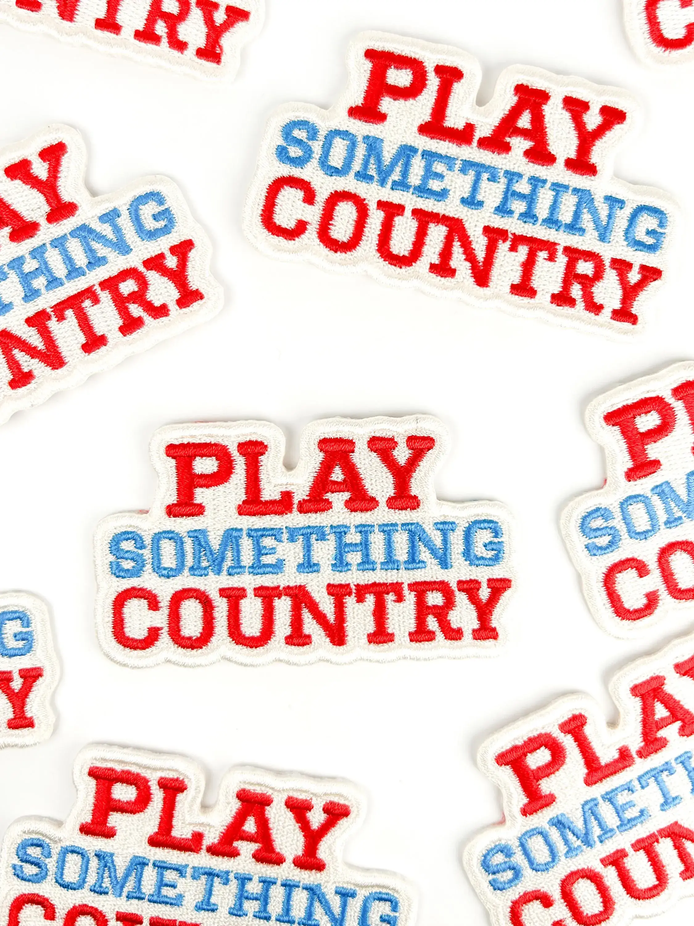 Field Trip Threads – wholesale Patch – Play Something Country Patch – Embroidered Iron-On Music Fan2