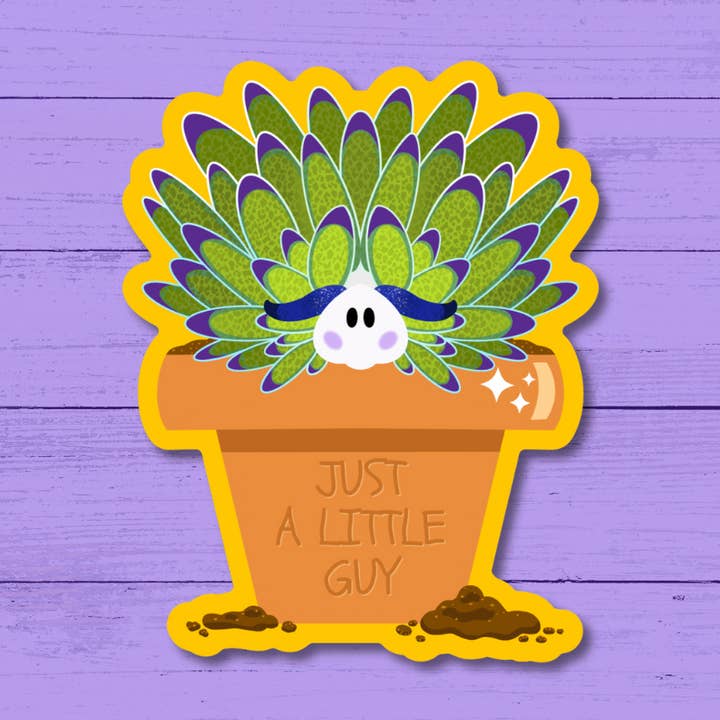 Zeeslak Gewoon Een Klein Ventje Vinyl Sticker voor wholesale door The Frog Shop