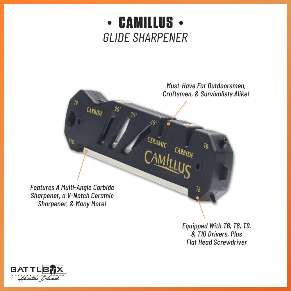 BattlBox - Wholesale Pocket Knife/Holder - Knife Multi-Angle Sharpener Carbide Ceramic Blade Sharpening6