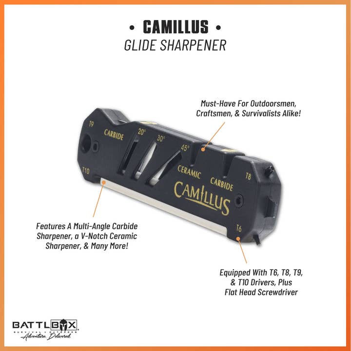 BattlBox - Wholesale Pocket Knife/Holder - Knife Multi-Angle Sharpener Carbide Ceramic Blade Sharpening6
