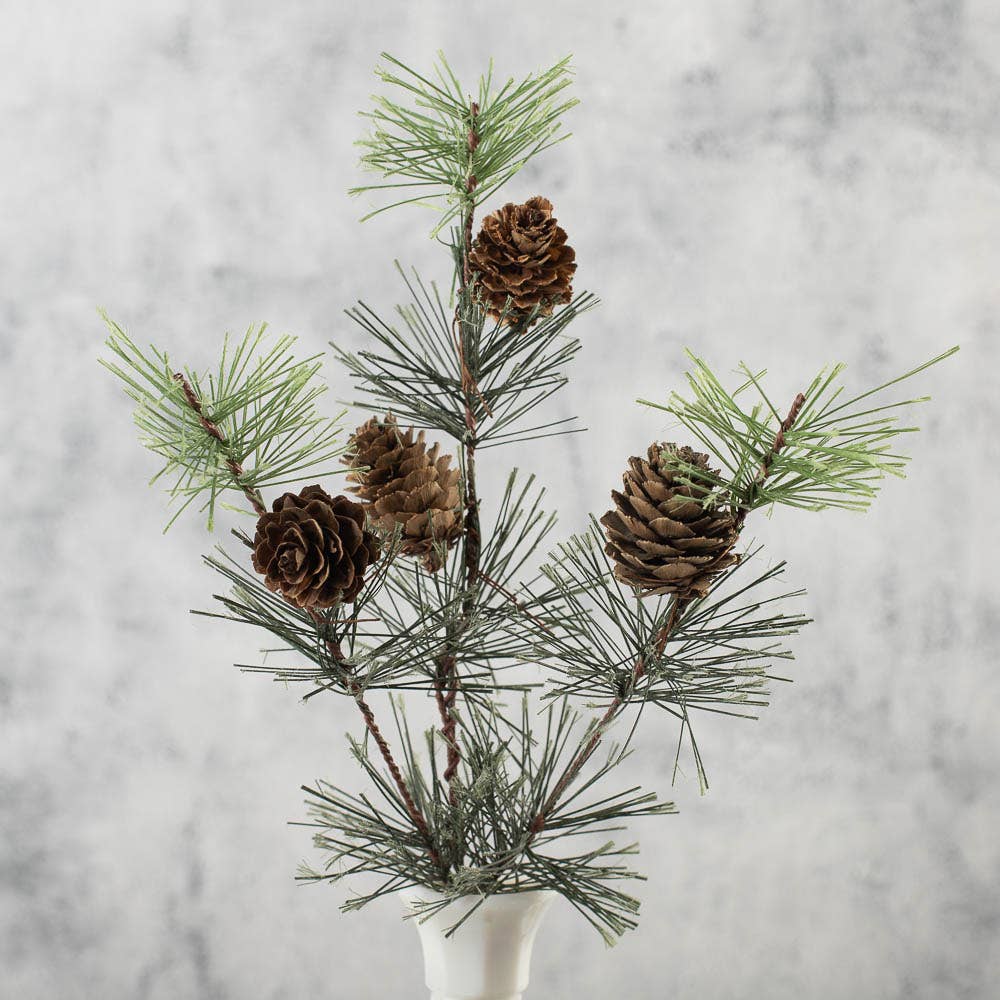 Factory Direct Craft - Wholesale Artificial Plant - 15" Artificial Smoky Mountain Pine Spray 0