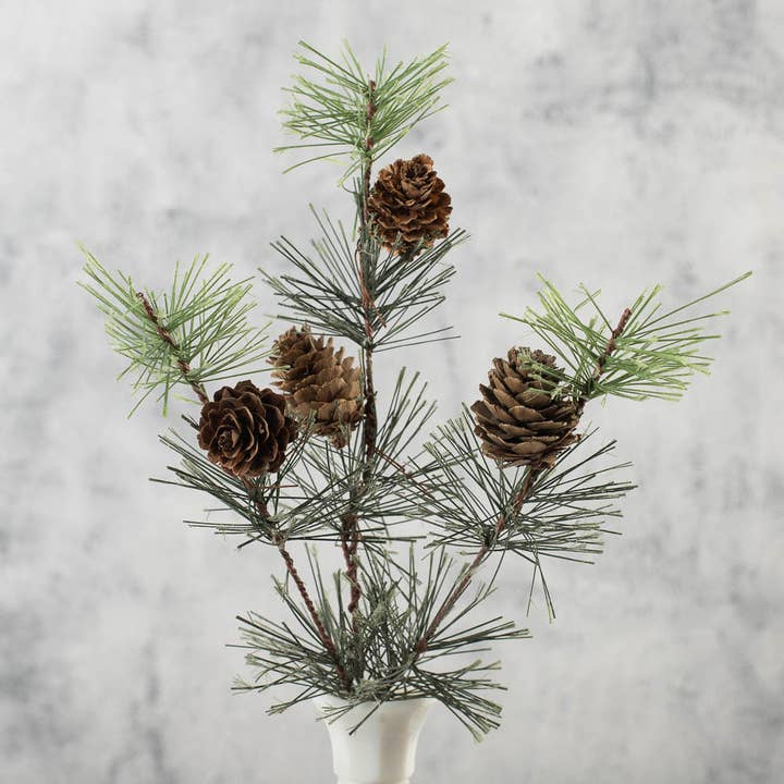 Factory Direct Craft - Wholesale Artificial Plant - 15" Artificial Smoky Mountain Pine Spray