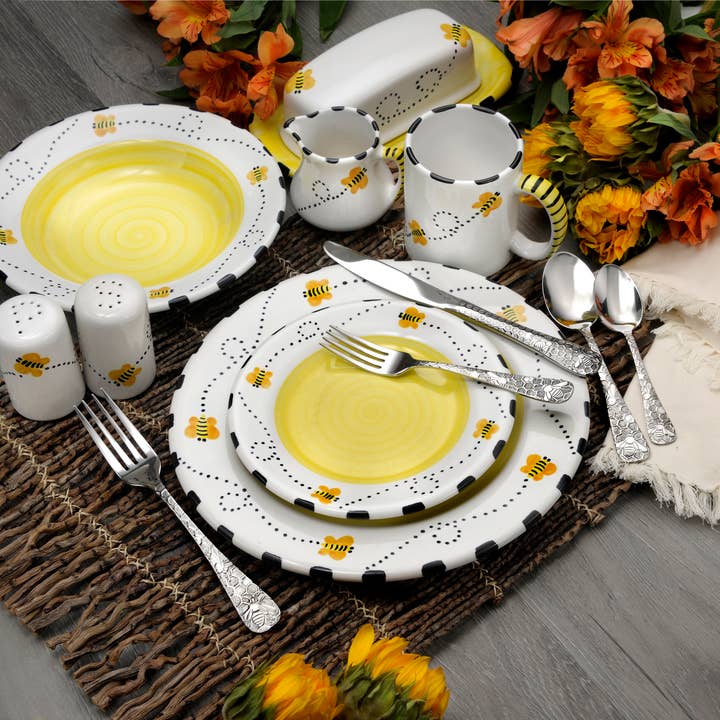 Liberty Tabletop - Wholesale Flatware Set - Honey Bee Flatware Place Setting Silverware Made in USA3