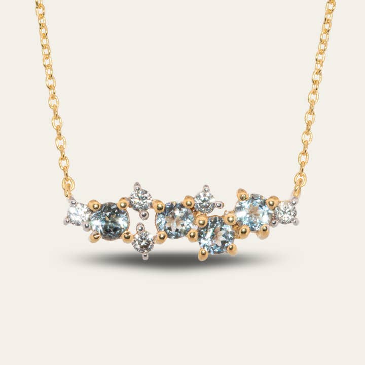 Gold Elara Necklace for wholesale by Dainty London