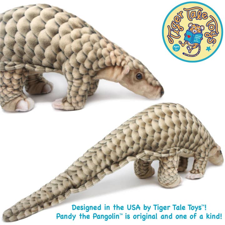 VIAHART Toy Co. – Engroshandel Plyslegetøj - Børn og baby – Pandy Pangolin | 30 tommer udstoppet dyr plys