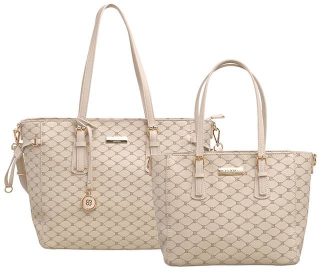 Bessie London - Wholesale Shoulder Bag - Women's - MONOGRAM 2 IN 1 SHOULDER BAG18