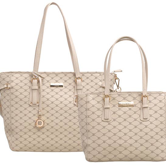 Bessie London - Wholesale Shoulder Bag - Women's - MONOGRAM 2 IN 1 SHOULDER BAG18