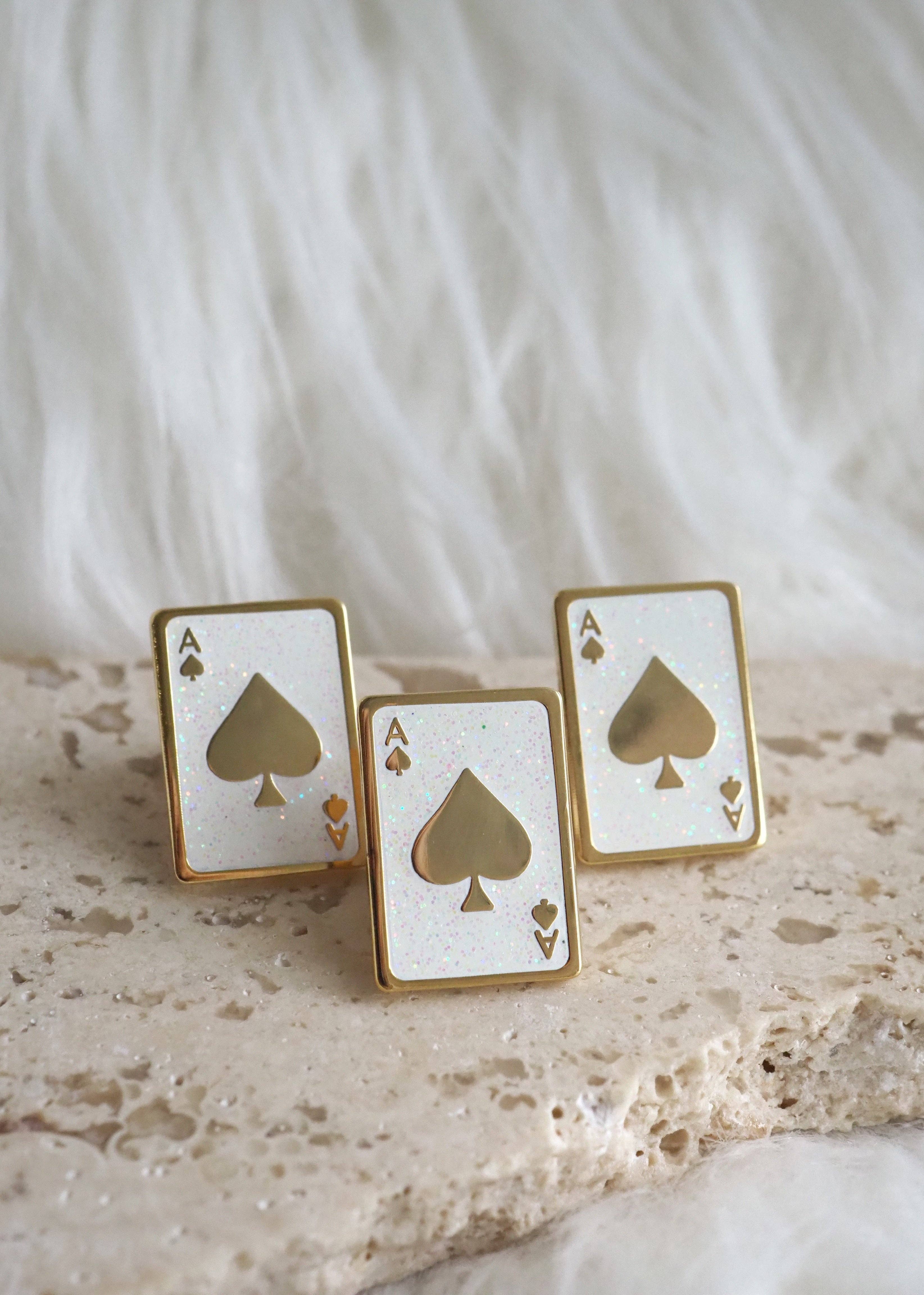 LanaBetty - Wholesale Lapel Pin/Button - Ace of Spades Pin - Lapel Pin1