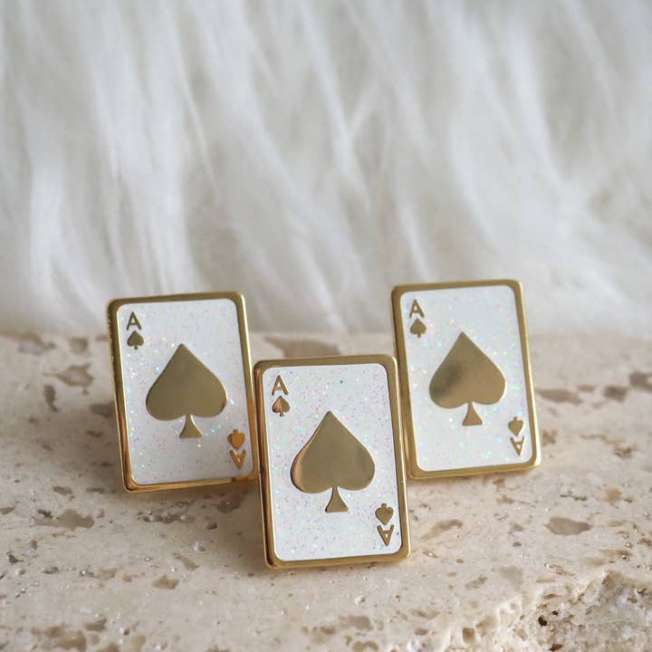 LanaBetty - Wholesale Lapel Pin/Button - Ace of Spades Pin - Lapel Pin1