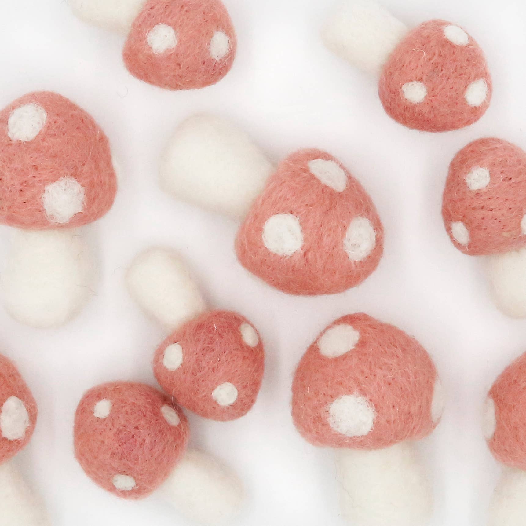 The Felt Pod - Wholesale Decorative Tabletop Object - Felt Mushroom - Mini1