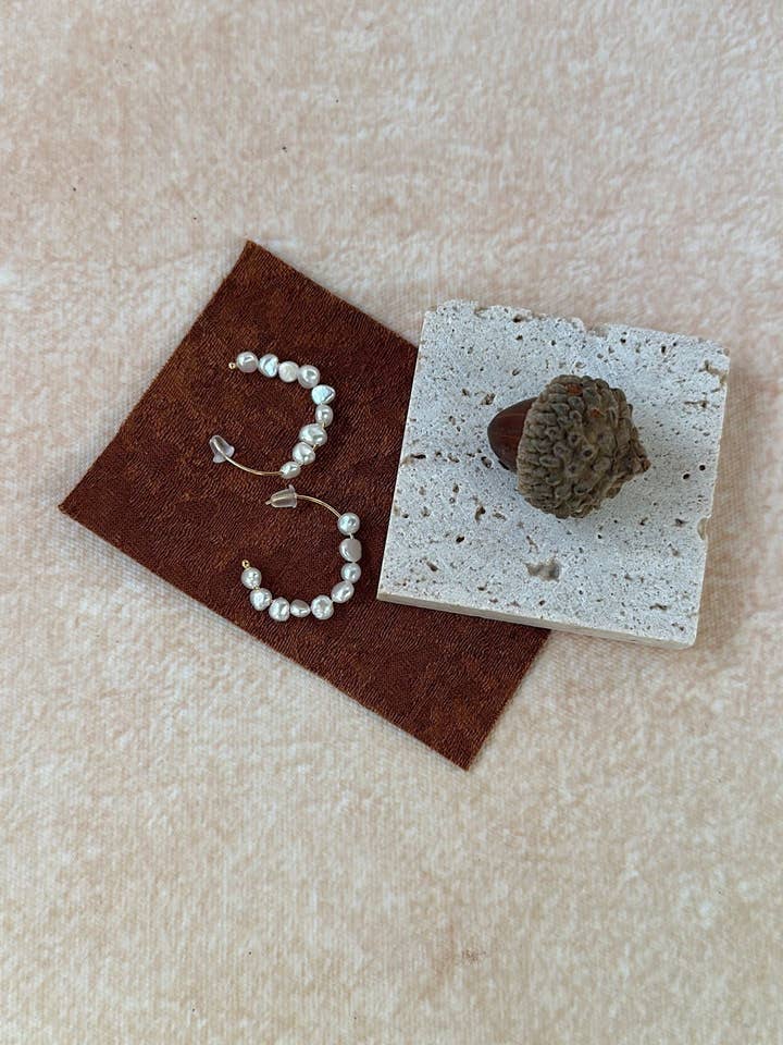 Aros de Perlas MORGAN para venta al por mayor de ZEN&CO Studio