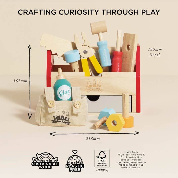 Le Toy Van, Inc. - Wholesale Toy Set - Kids - Tool Box & Wooden Tools5