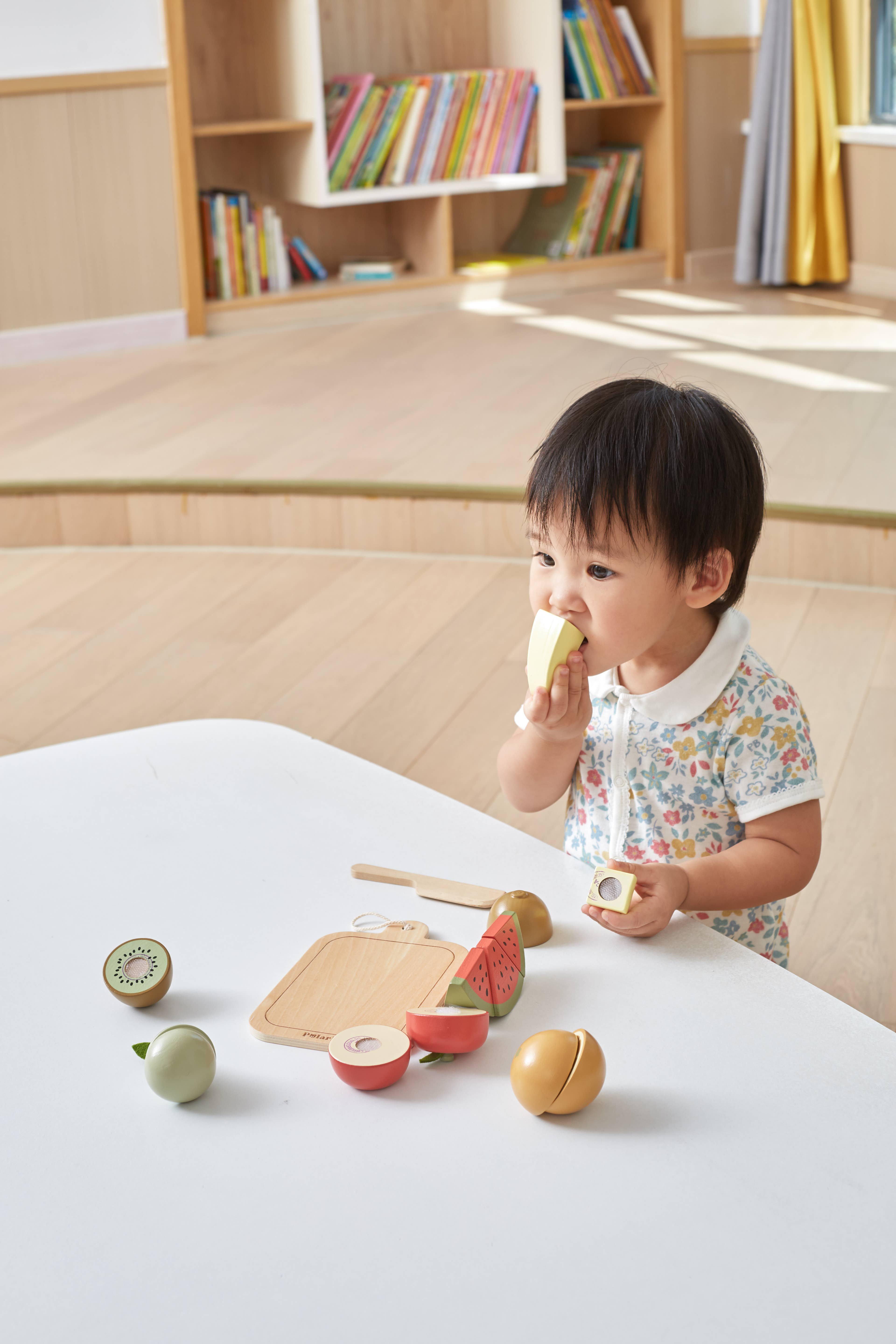 Viga/PolarB - Wholesale Toy feeding set – Child - Wooden fruit to cut2