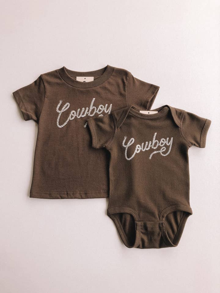 Daffodilly - Wholesale Bodysuit (Non-Footed) - Baby - cowboy onesie