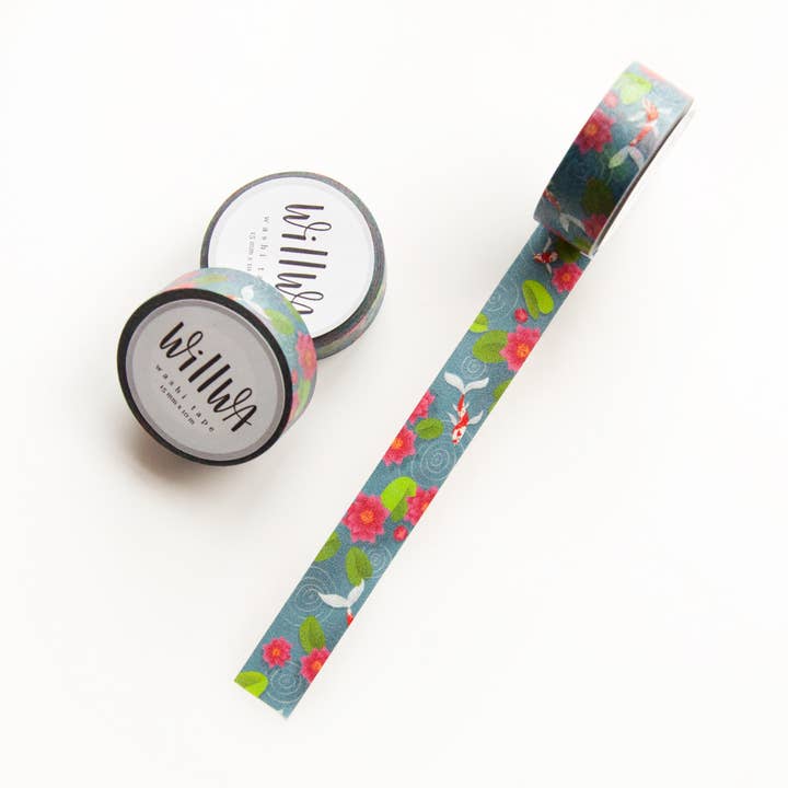 Ruban Washi Nymphéas pour la vente par Willwa