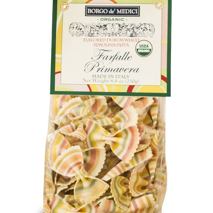 BORGO DE MEDICI USA – Massa por atacado – Massa de gravata borboleta multicolorida orgânica