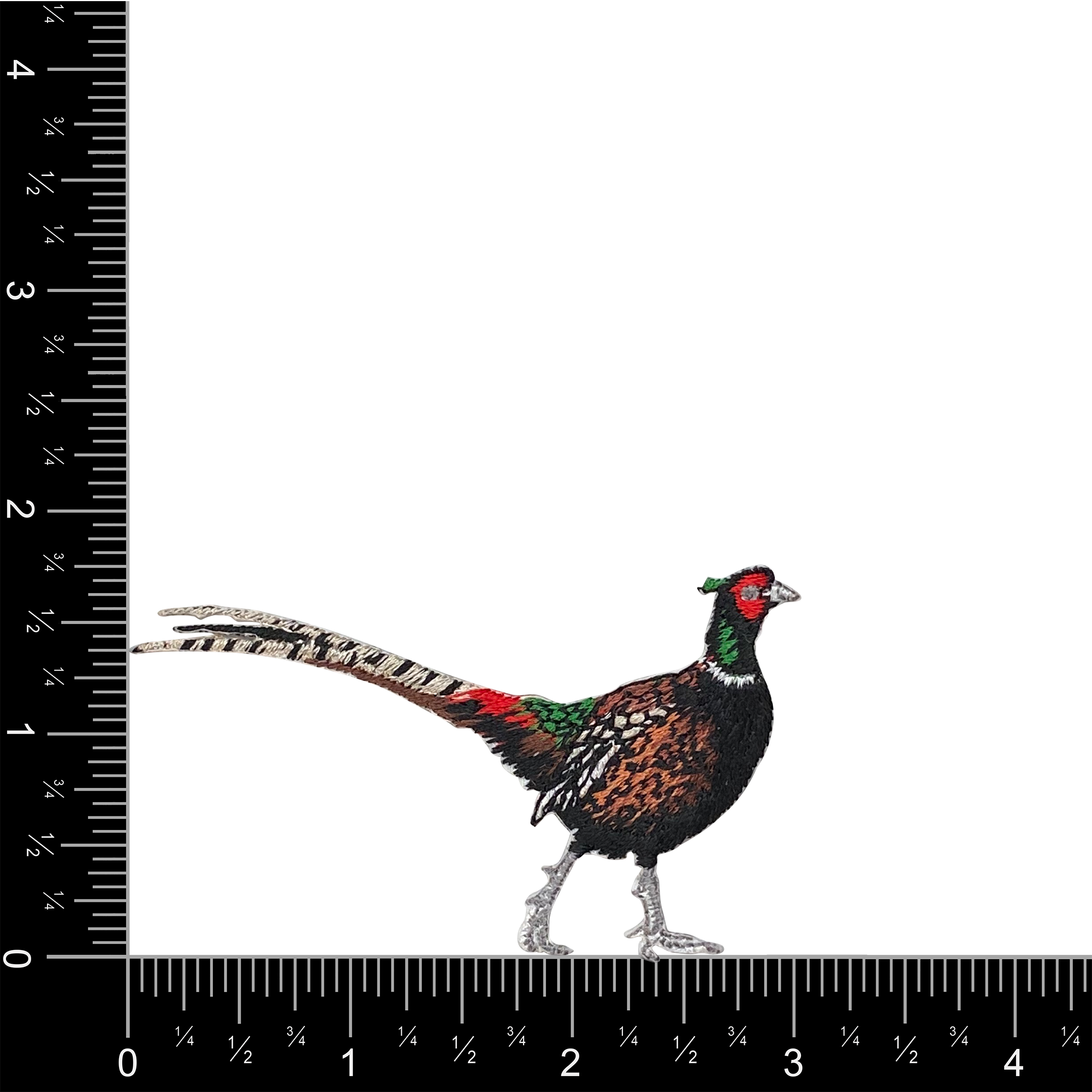 Wholesale Applique - Vente Écusson - Faisan à collier - Oiseau - Face à droite - Écusson thermocollant1