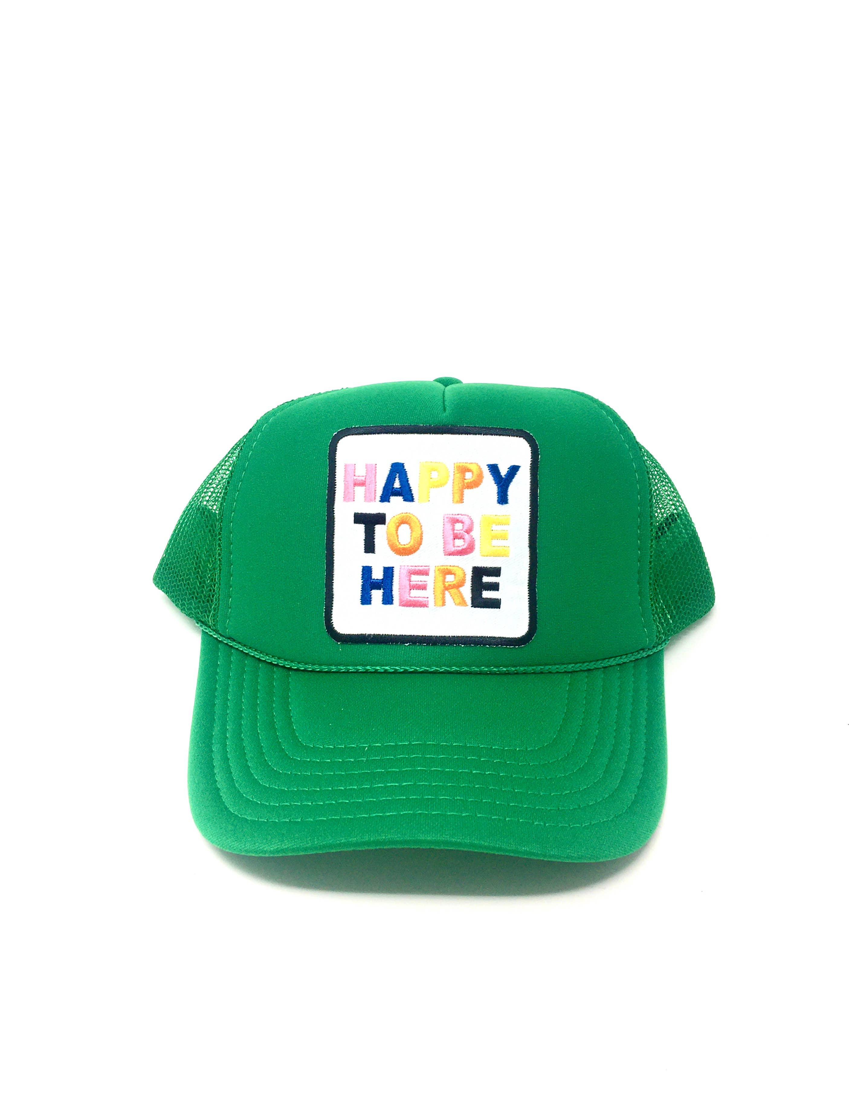 Après Babe - Vente Casquette de camionneur – femme - Casquette de camionneur ajustable « Happy To Be Here »4