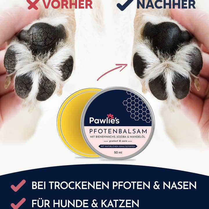 Pawlie's - Wholesale Pet Paw Protection - Paw Balm For Dogs & Cats - Natural Paw Care