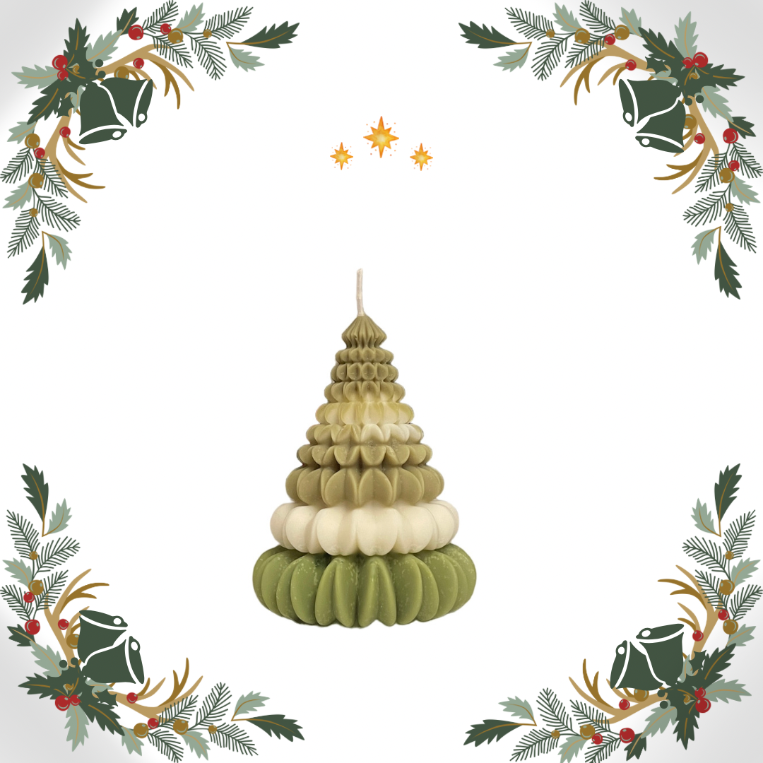 AtelierCMXII - Wholesale Novelty Candle - New Origami Design - Unique Christmas Tree Candle0