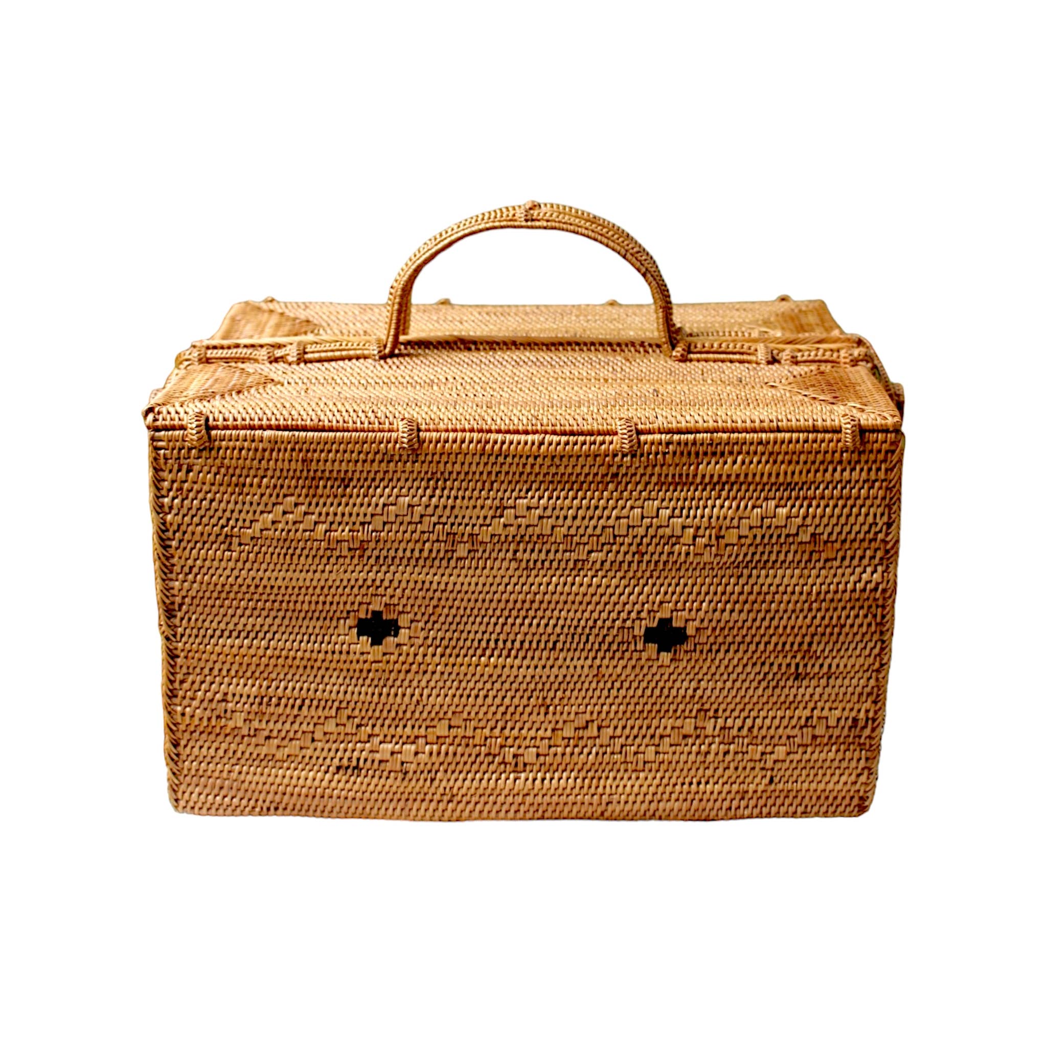 The Artisan and Company - Wholesale Picnic Basket - Rattan Picnic Basket-Large
