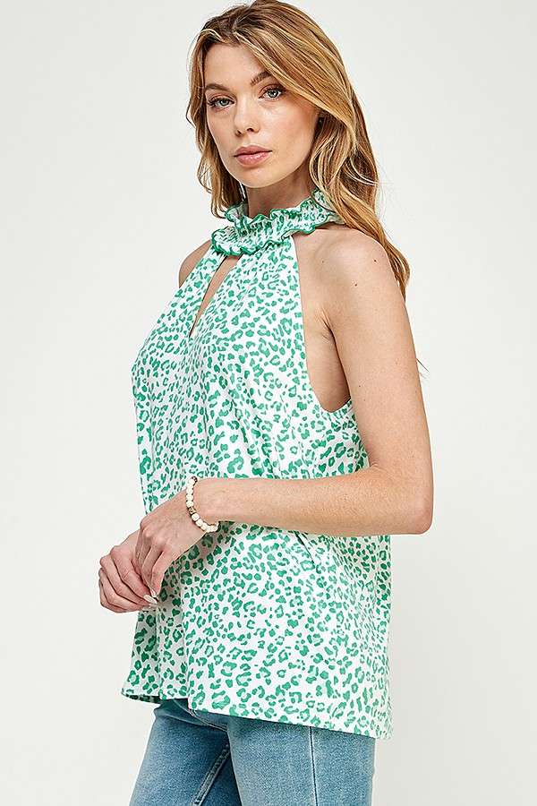 Culture Code – Großhandel Tanktop – Damen – CJK1434P - HALTER-TOP MIT SMOCKKRAGEN3