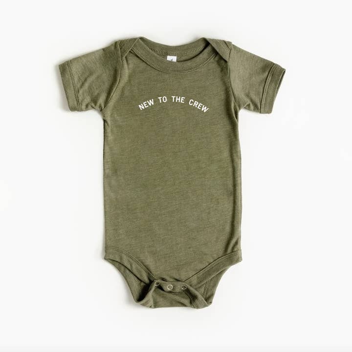 Saved by Grace Co. - Wholesale Bodysuit (Non-Footed) - Baby - New to the Crew Onesie